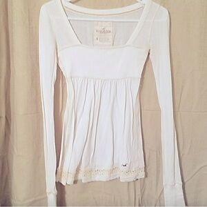 Gorgeous Hollister White Babydoll 🎀